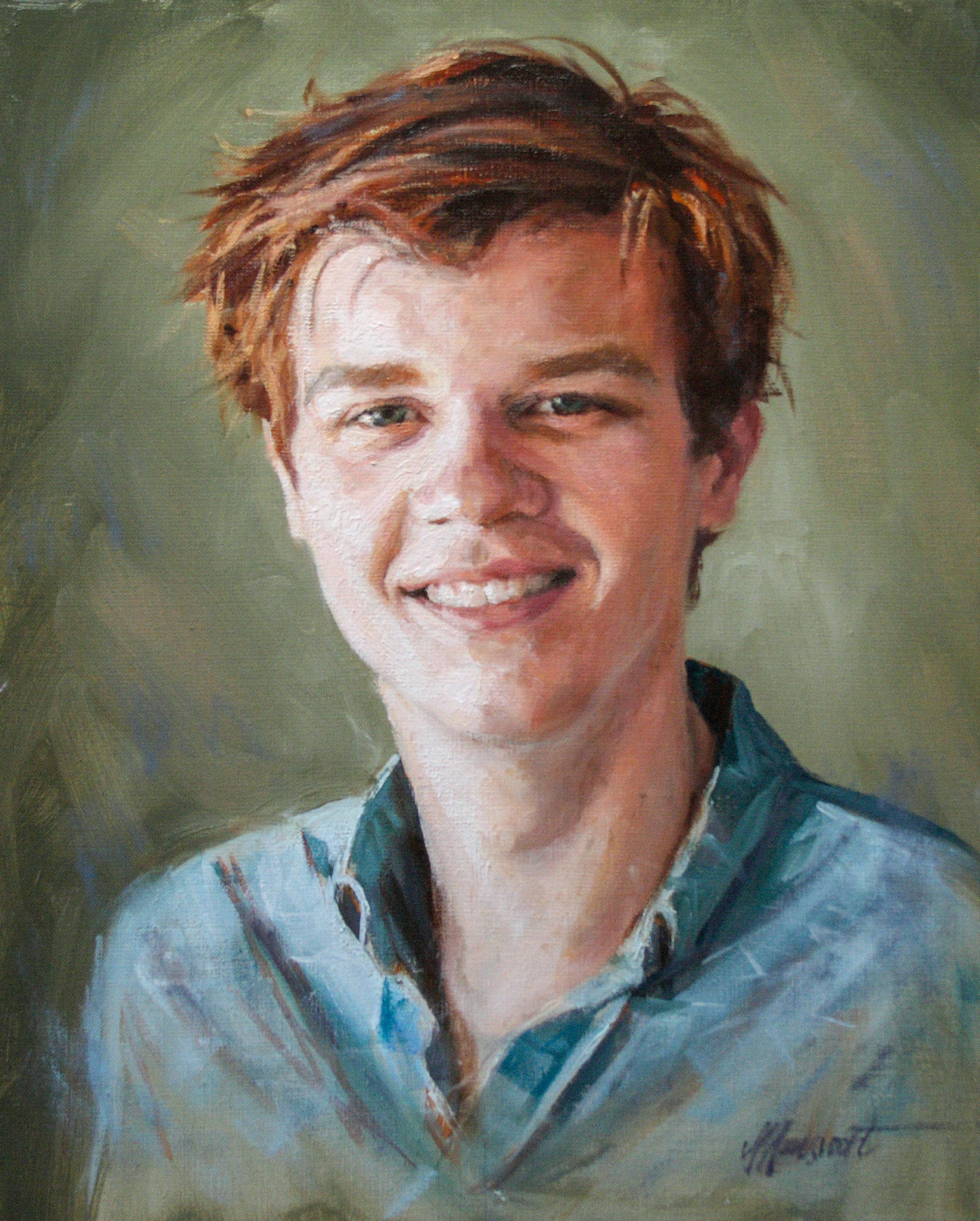 portret in opdracht schilderij